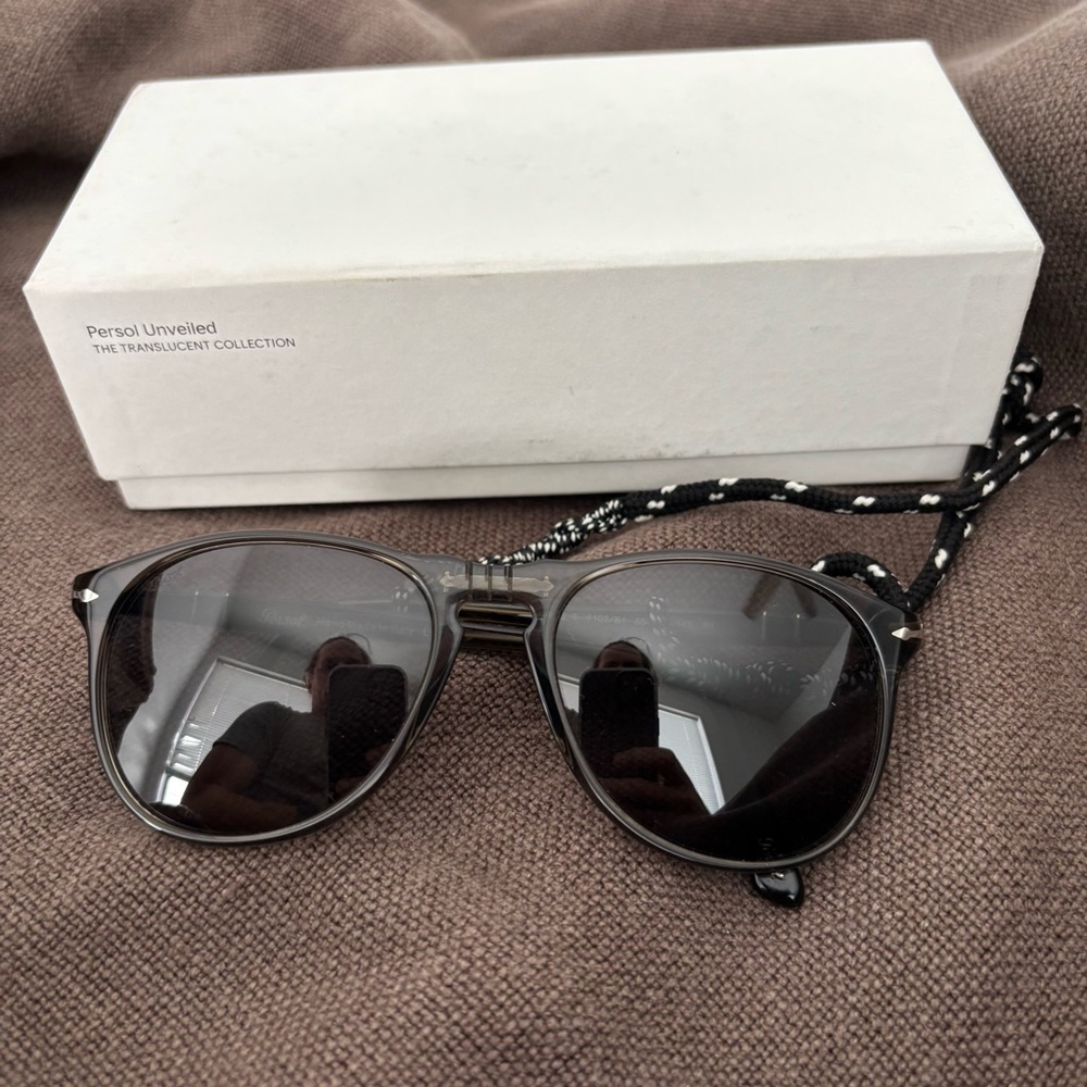 Persol Translucent Grey 9649-S 1103/B1 55•18
